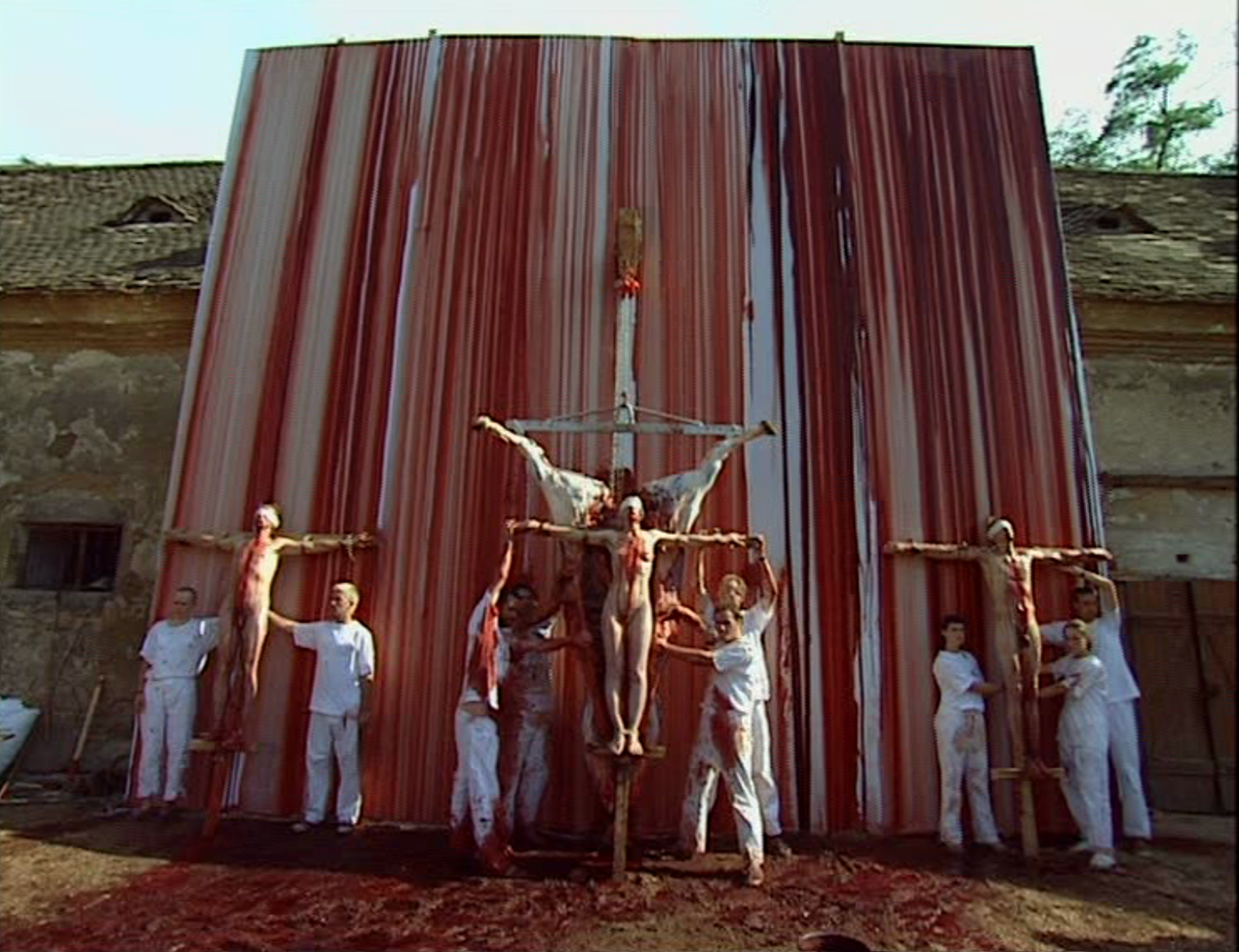 Crucifixion chez Hermann Nitsch